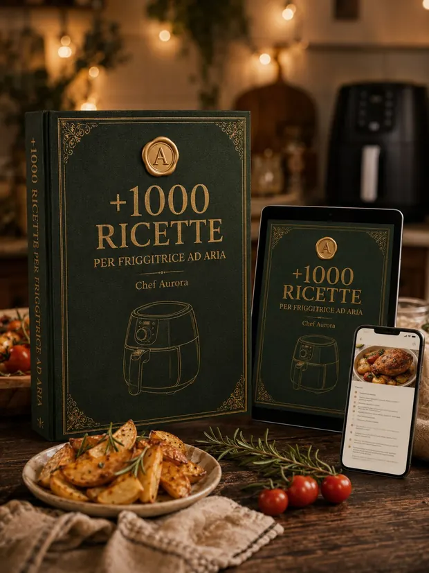 Ricettario +1000 Ricette per Friggitrice ad Aria