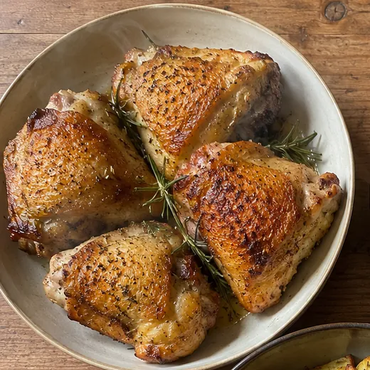 Cosce di pollo croccanti